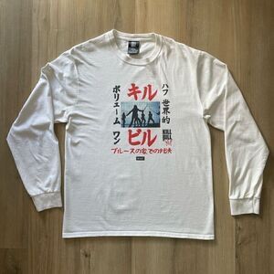 Kill Bill Miramax X HUF Men’s Large White Long Sleeve T-Shirt Japan